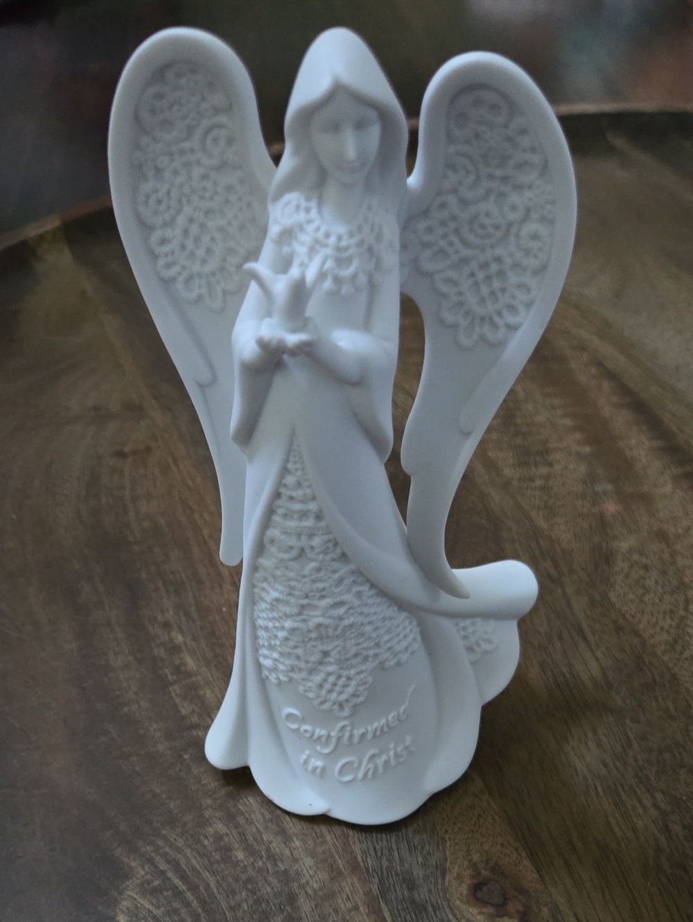 White Angel Figurine - Confirmation in Christ